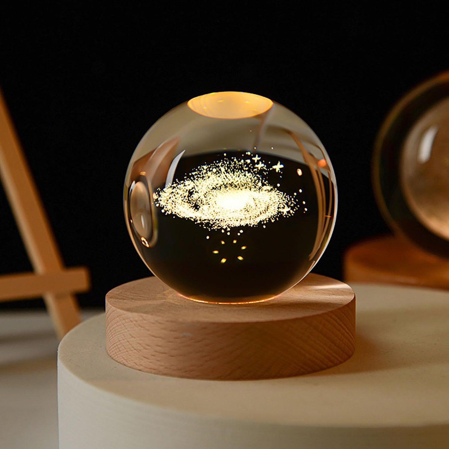 Lampe 3D saturne Cosmoslum