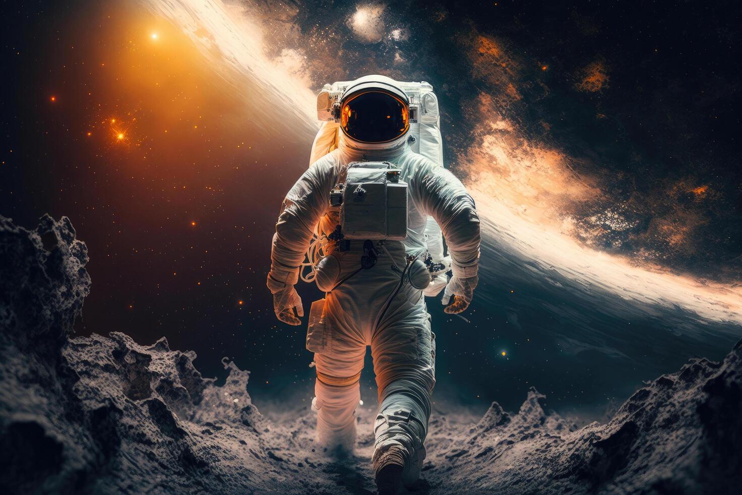 Astronaute dans l'espace 